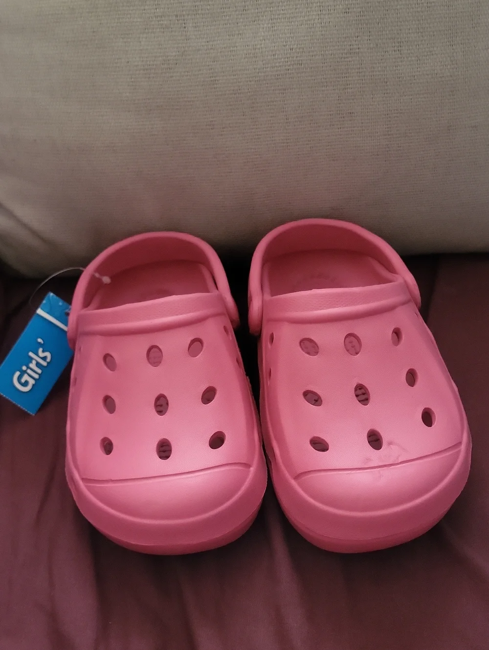 Girls' Pink Slip-On Clog - Comfortable Everyday Shoes
